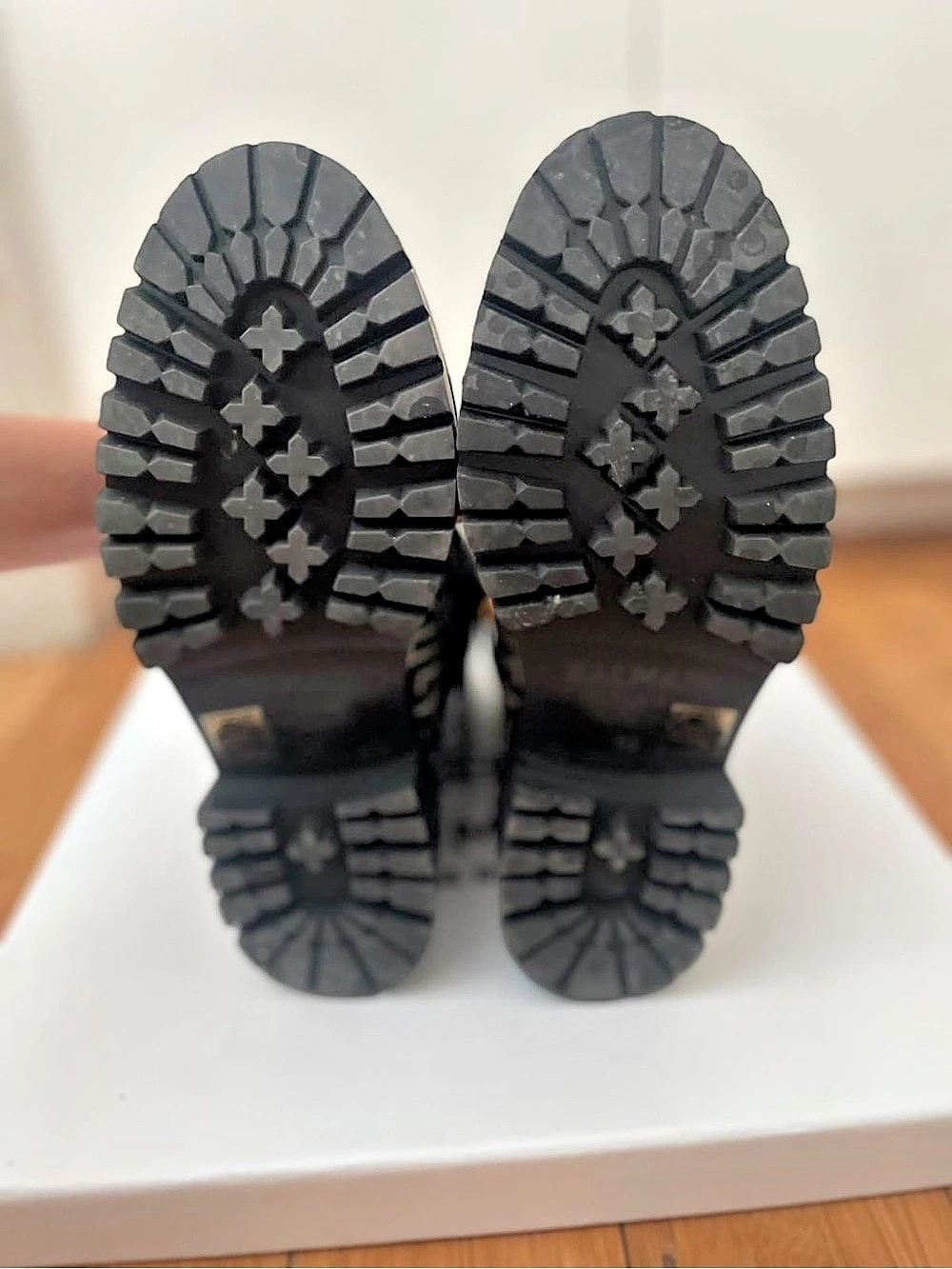 Balmain Ranger Romy Monogram Boots Black & White - Picture 8 of 9